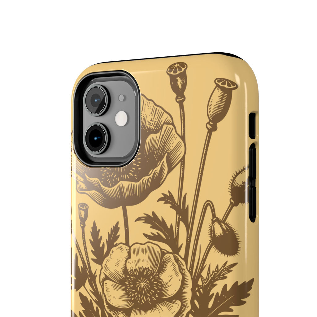 Let Your Soul Bloom Tough Phone Case — Floral Protective Phone Cover