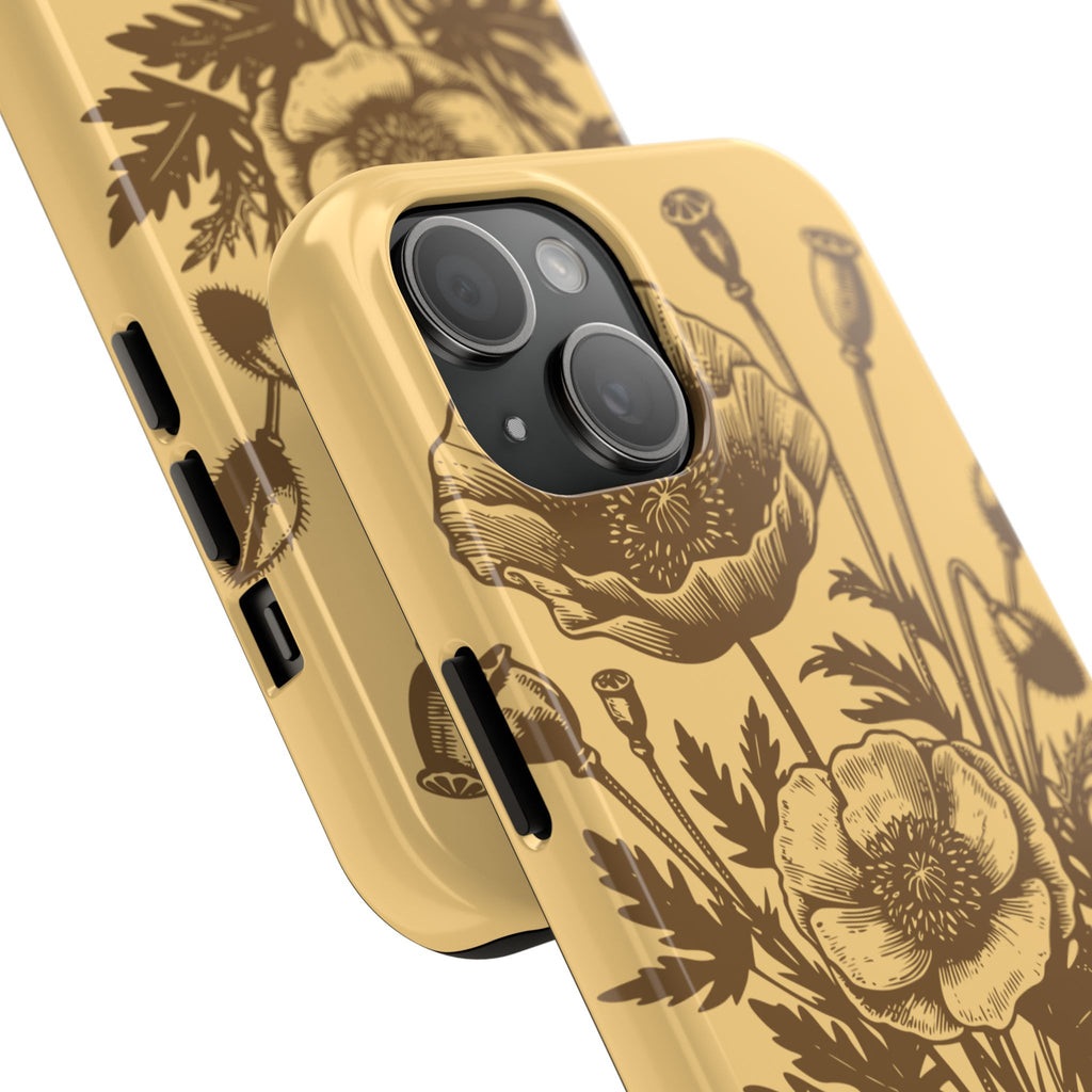 Let Your Soul Bloom Tough Phone Case — Floral Protective Phone Cover