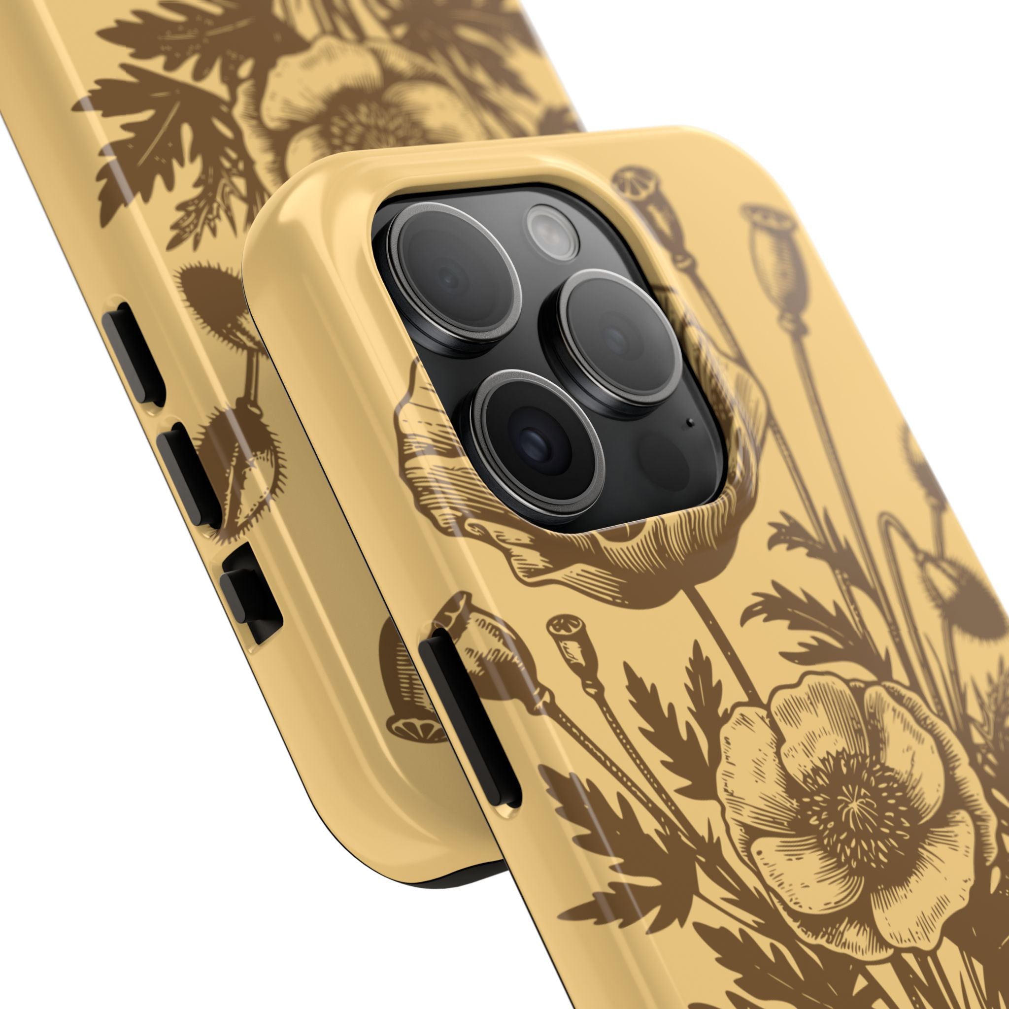 Let Your Soul Bloom Tough Phone Case — Floral Protective Phone Cover