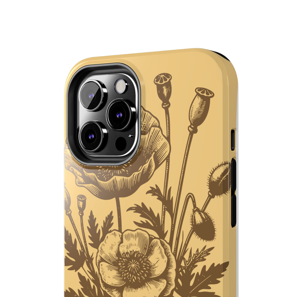 Let Your Soul Bloom Tough Phone Case — Floral Protective Phone Cover