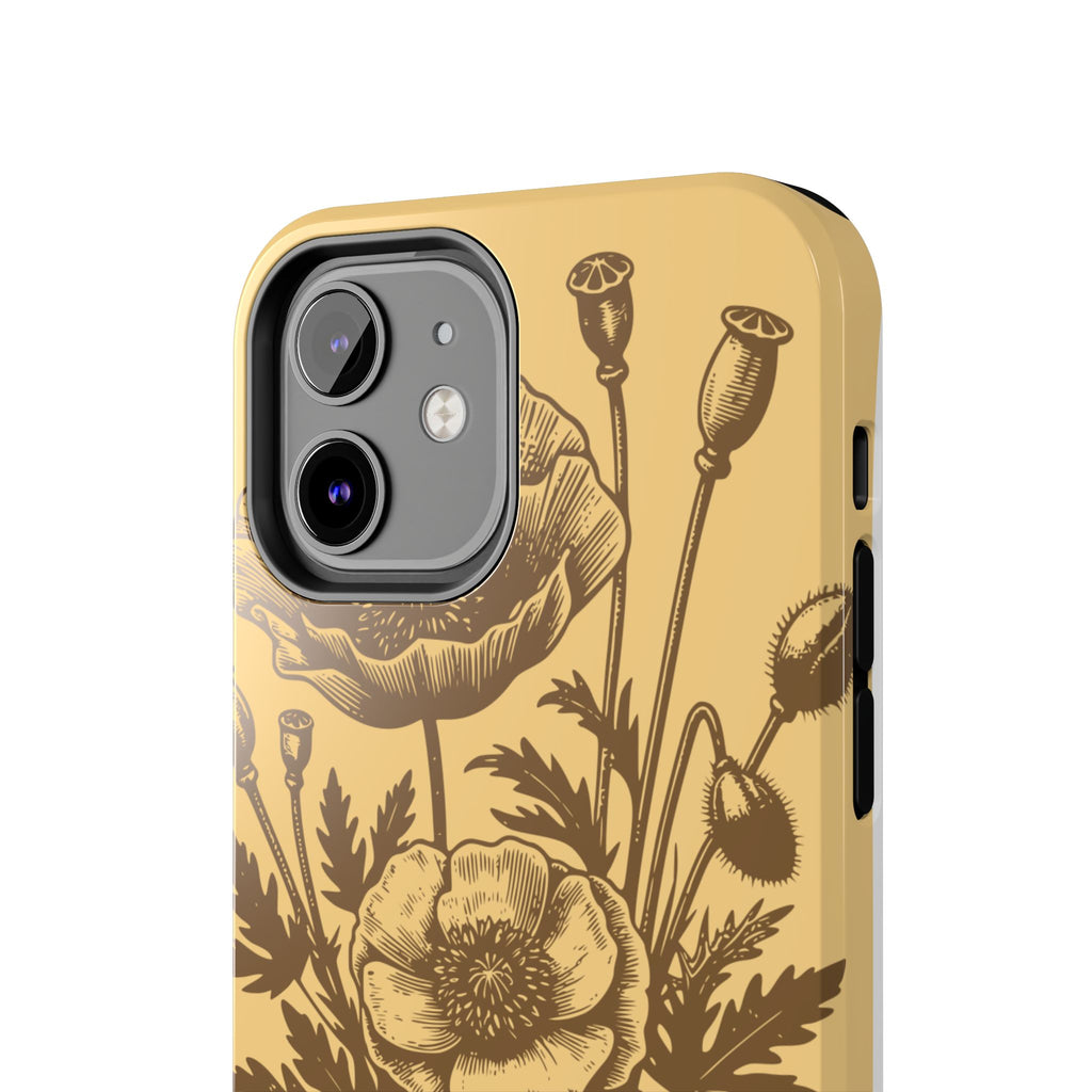 Let Your Soul Bloom Tough Phone Case — Floral Protective Phone Cover