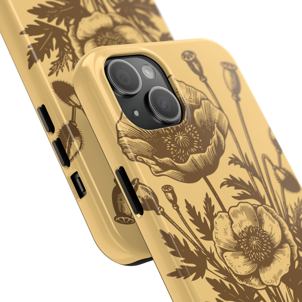 Let Your Soul Bloom Tough Phone Case — Floral Protective Phone Cover